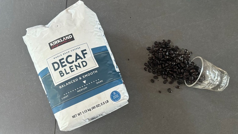 Kirkland Signature Decaf Blend beans