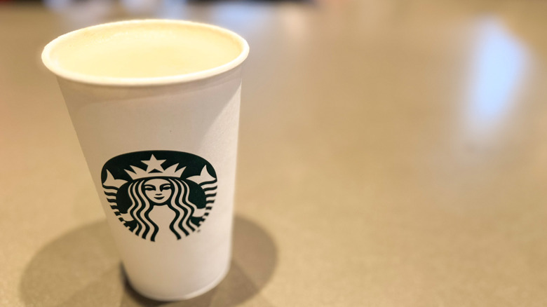 Starbucks secret menu Melted Snowflake drink in cup