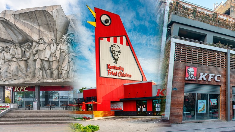 images of various KFC locations