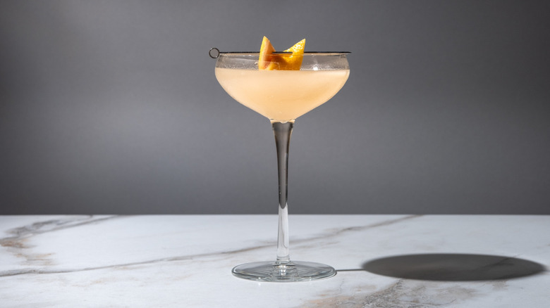 garnished Army and Navy cocktail