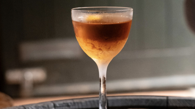Diplomat Cocktail in chilled glass