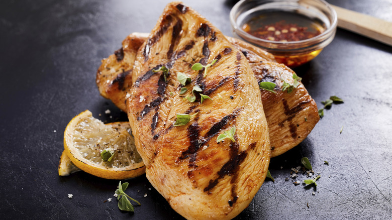 grilled chicken breasts