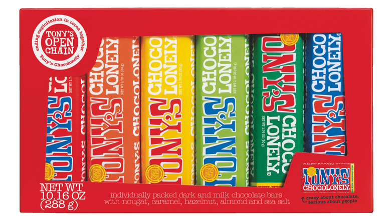 Tony's Chocolonely Rainbow Tasting Pack