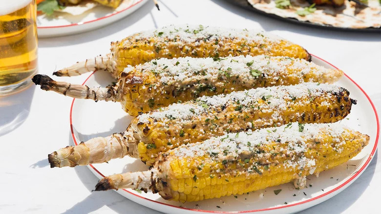Grilled Mexican Street Corn (Elotes)