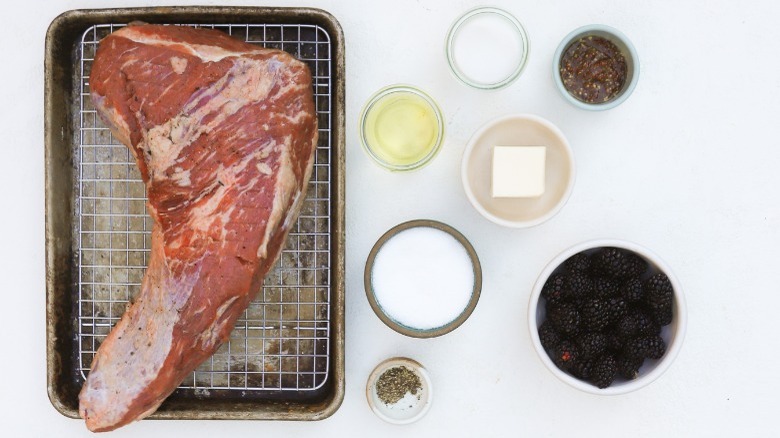 Ingredients for grilled tri tip