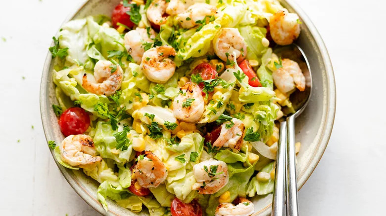 Grilled Summer Shrimp Salad