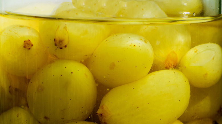 grape compote in jar