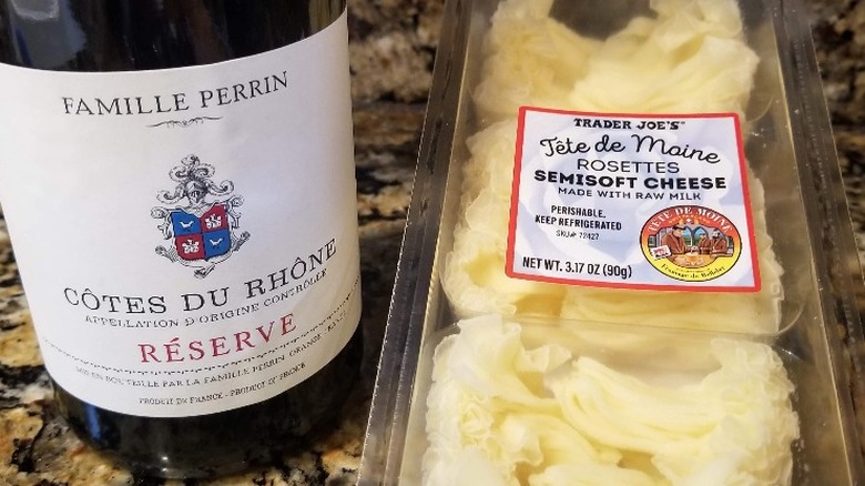 Cotes du Rhone and cheese