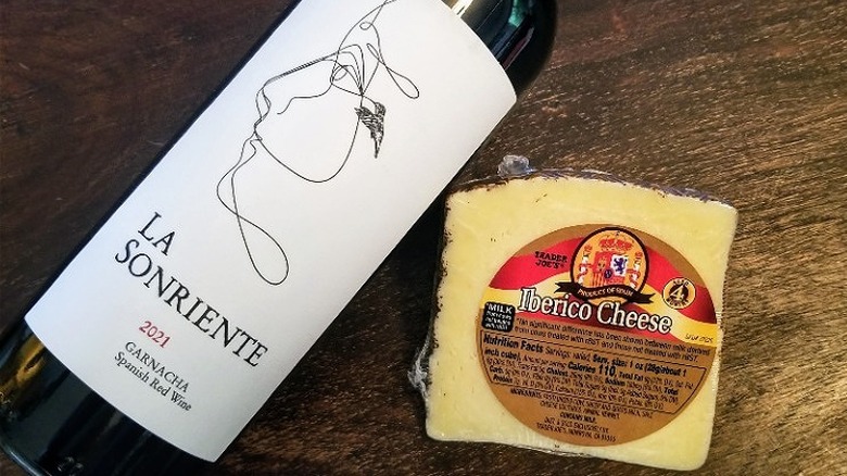 Garnacha and Iberico cheese