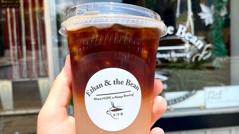 iced coffee Ethan travel cup