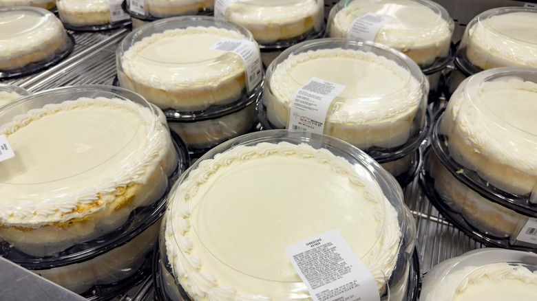 Costco cheesecakes at bakery