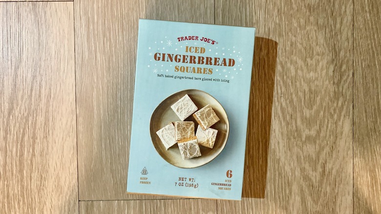 trader joe's  Iced Gingerbread Squares