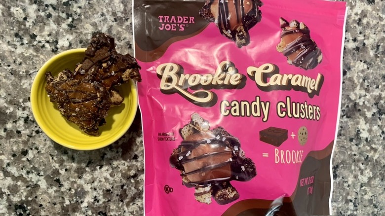 trader joe's brookie candy chocolate