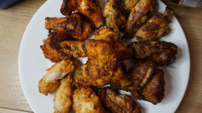 plate of wings