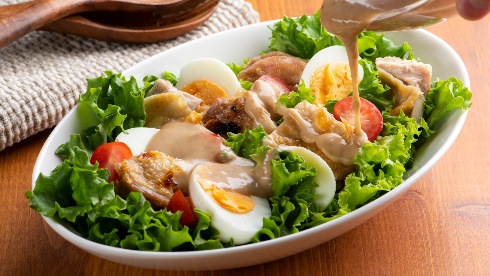 Salad dressing bottle