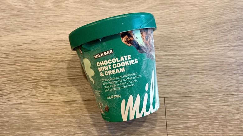 Milk Bar chocolate mint ice cream