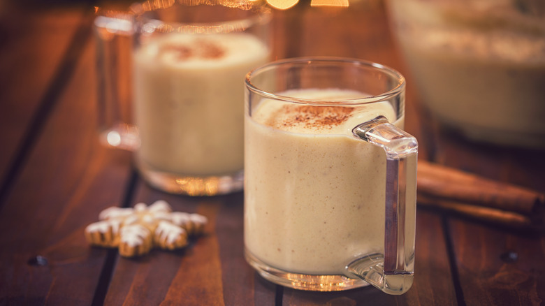 mugs of eggnog