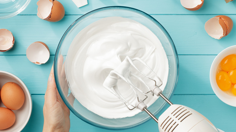 whipping egg whites