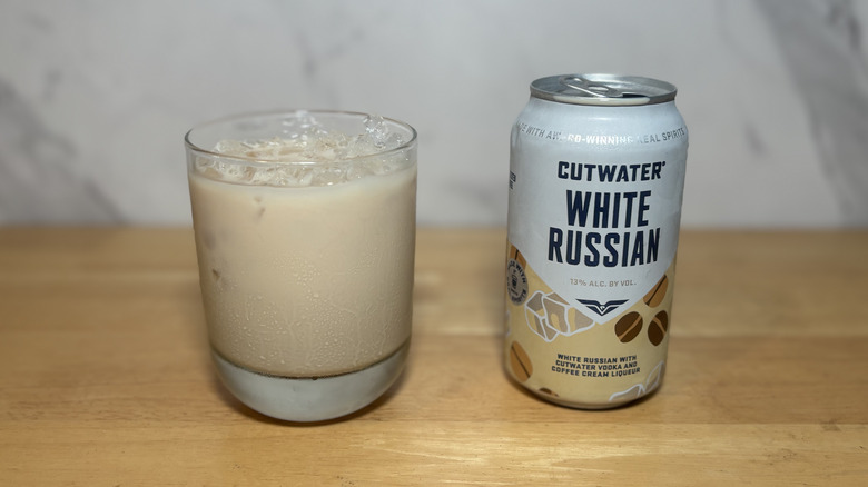 White Russian canned cocktail