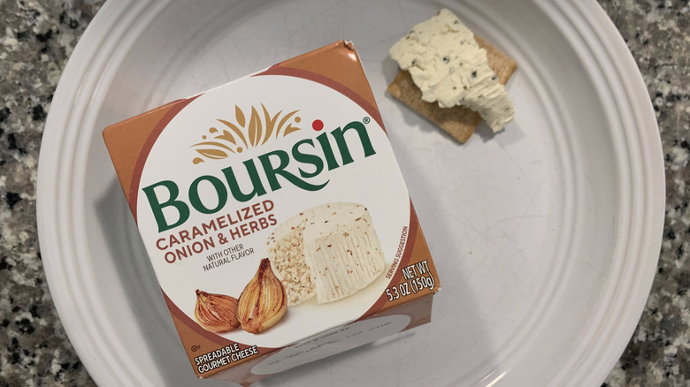 Boursin Caramelized Onion & Herbs cheese