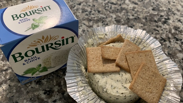 Boursin cheese basil and chive