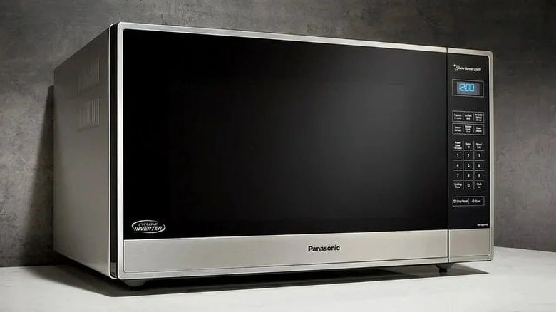 Panasonic microwave product shot