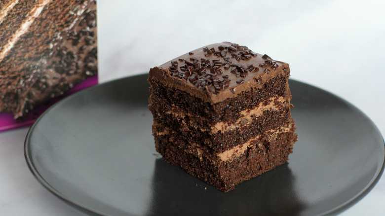 Chocolate fudge layer cake