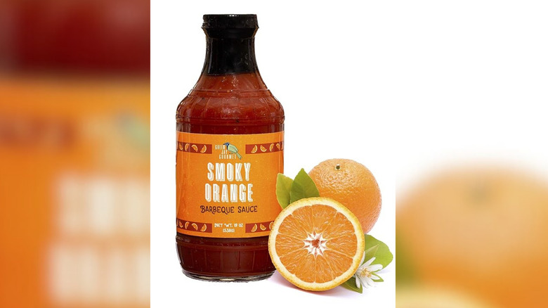 Green Jay orange bbq sauce