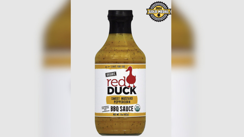 Red duck sweet mustard bbq sauce