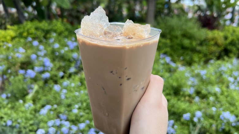 Belgian Chilled Coffee from Epcot's Belgium Booth