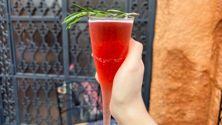 Sparkling Fig Cocktail from Epcot's Tangierine Café