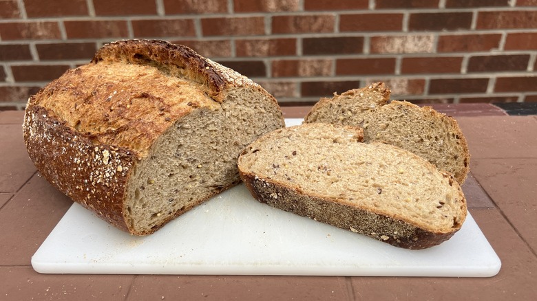 Sliced multigrain loaf