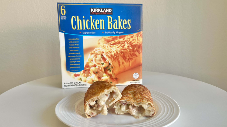 kirkland signature chicken bakes on a plate