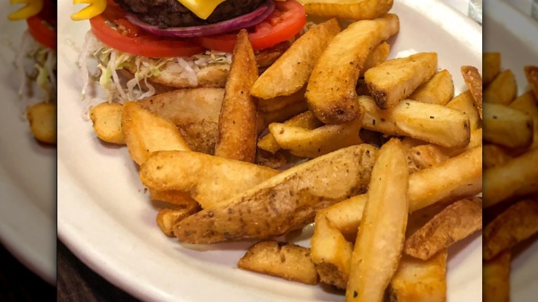 Side of Steak Fries at Texas Roadhouse