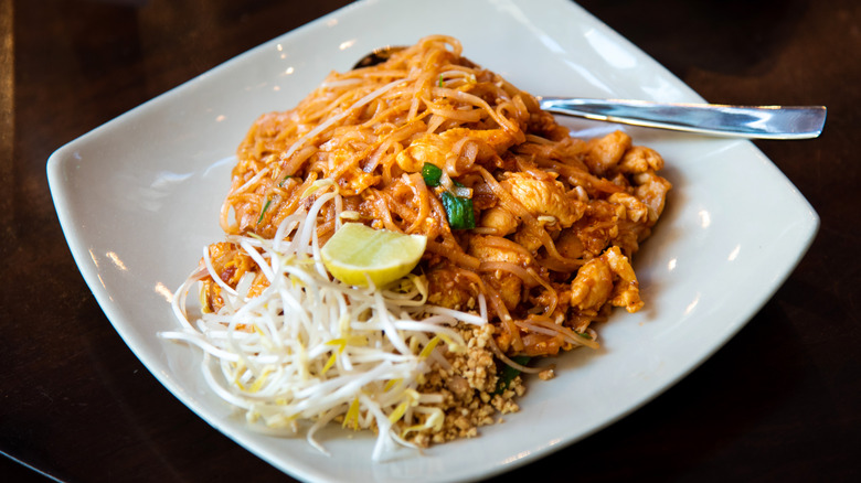 Pad Thai on plate