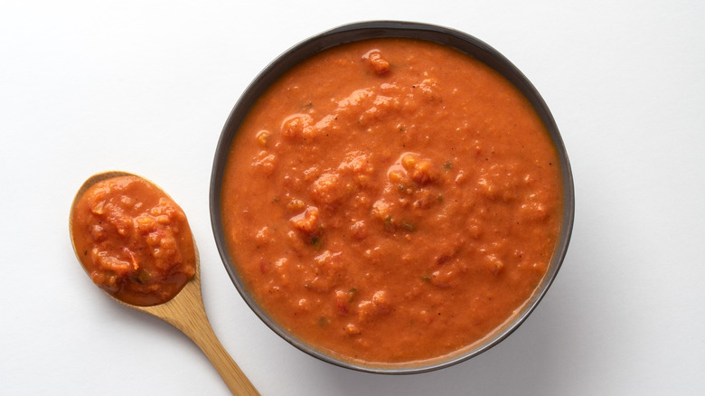 Vodka sauce in bowl