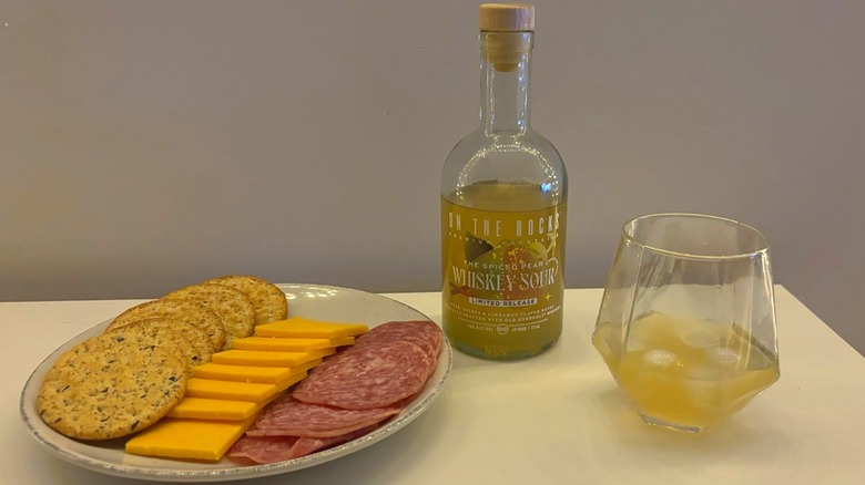 OTR whiskey sour and charcuterie