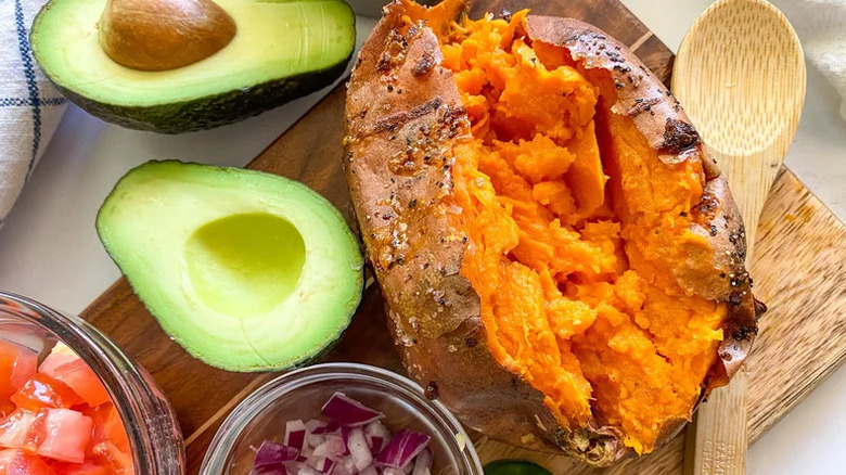 Sweet Potato with avocado