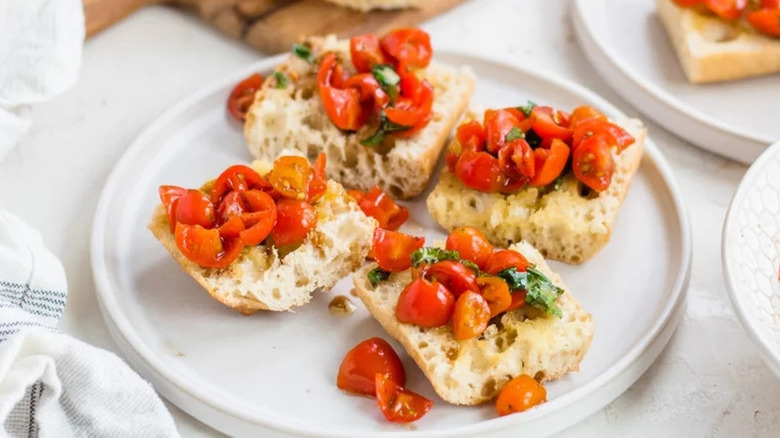 Bruschetta with tomato 