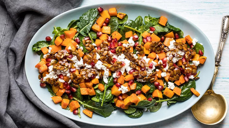 Family style squash salad