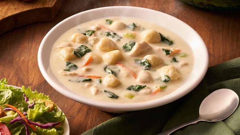 Chicken and gnocchi soup