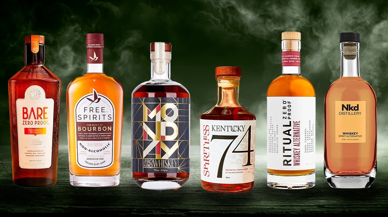 Non-alcoholic bourbons