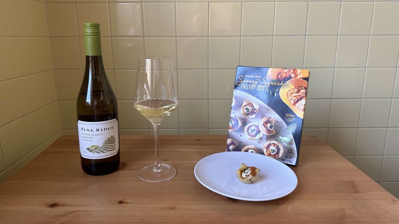 Trader Joe's wine and squash bites