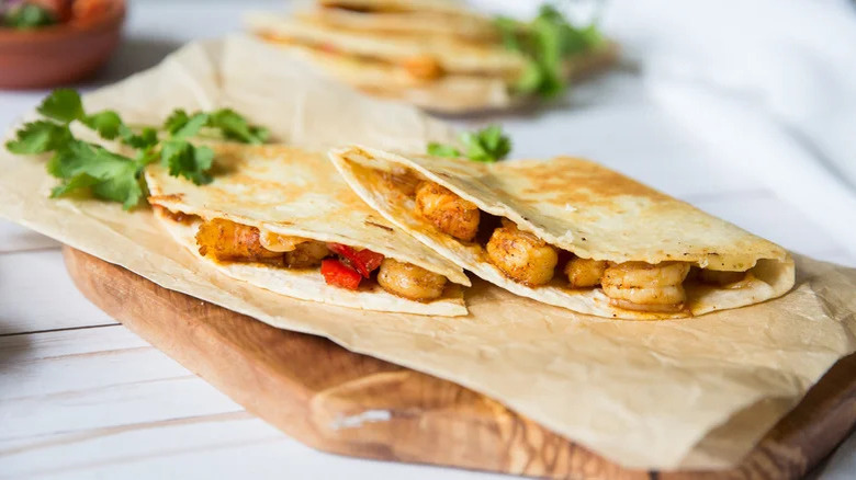 shrimp quesadillas