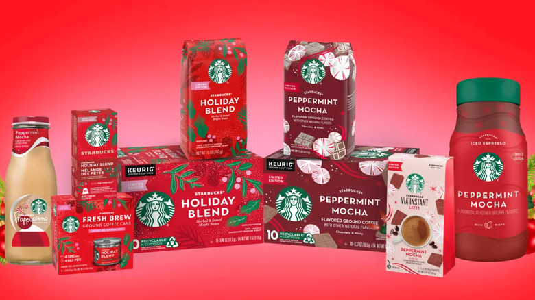 Starbucks holiday retail items