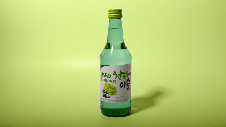 grape Jinro soju