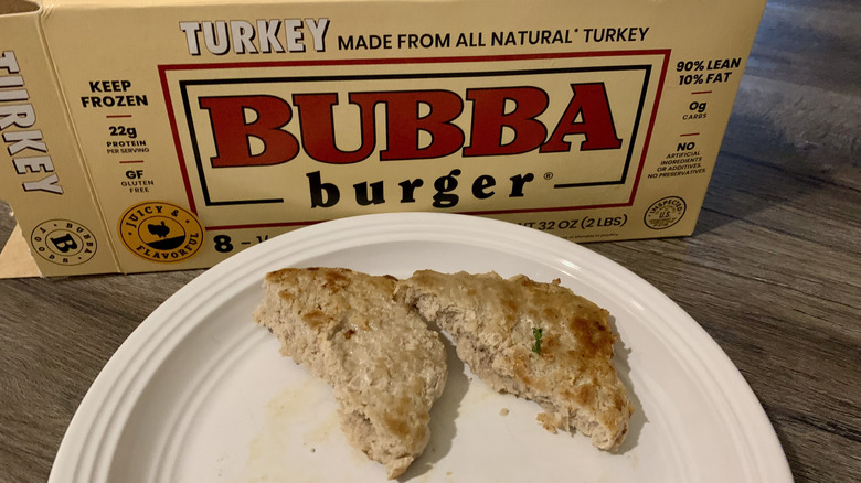 Bubba frozen turkey burgers