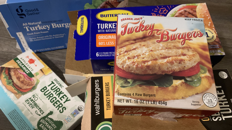 frozen turkey burgers