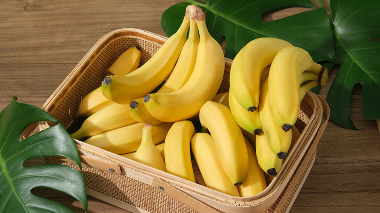 Basket of bananas