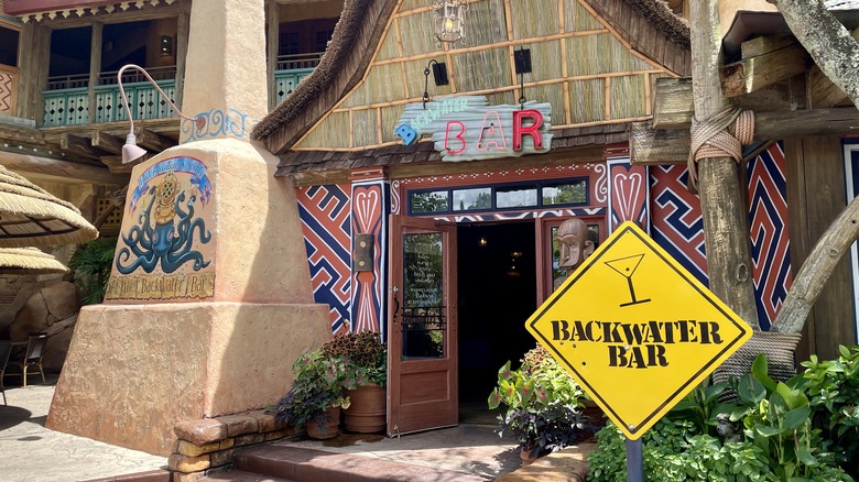 Universal's Backwater Bar entrance